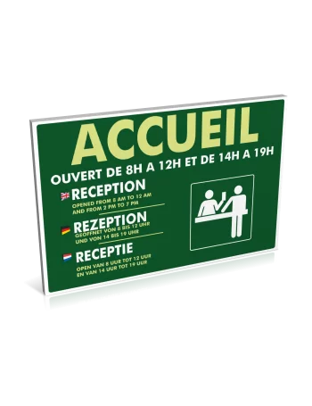 Entrée  Accueil ouvert