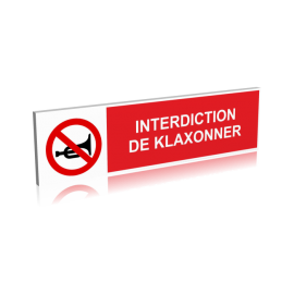 Interdiction de klaxonner