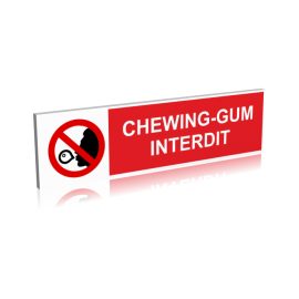 Chewing-Gum interdit