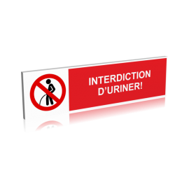 Interdiction d'uriner