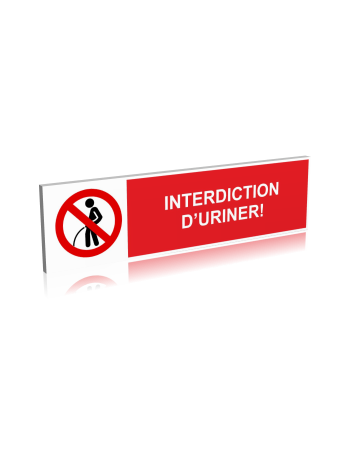 Interdiction d'uriner