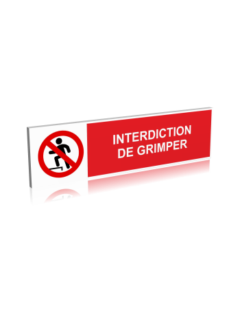 Interdiction de grimper