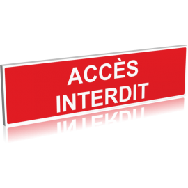 Accès interdit