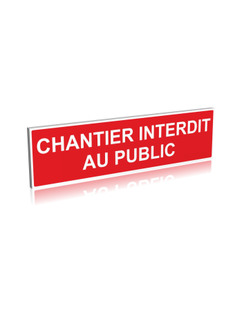 Chantier interdit au public