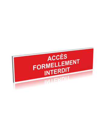 Accès formellement interdit