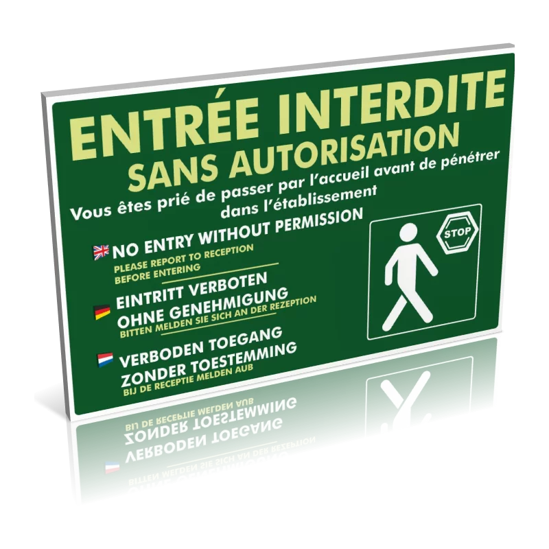 Entrée Entrée interdite Entrée Entrée interdite
