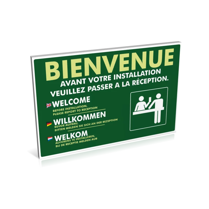 Entrée  Bienvenue avant votre installation