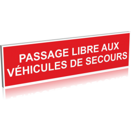 Passage libre aux véhicules de secours