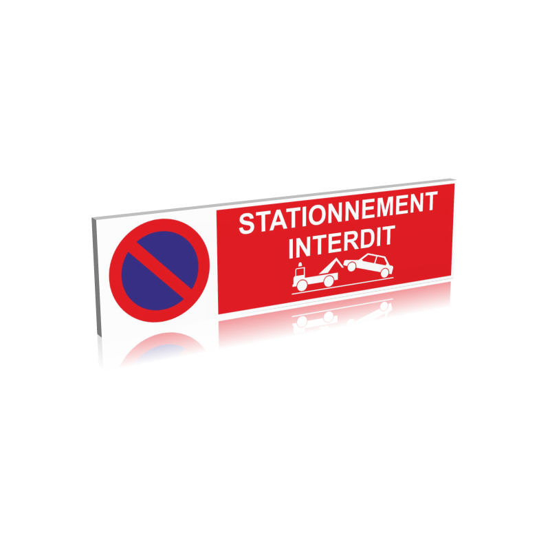 ▷ Panneau Stationnement Interdit Sous Peine d'Enlèvement