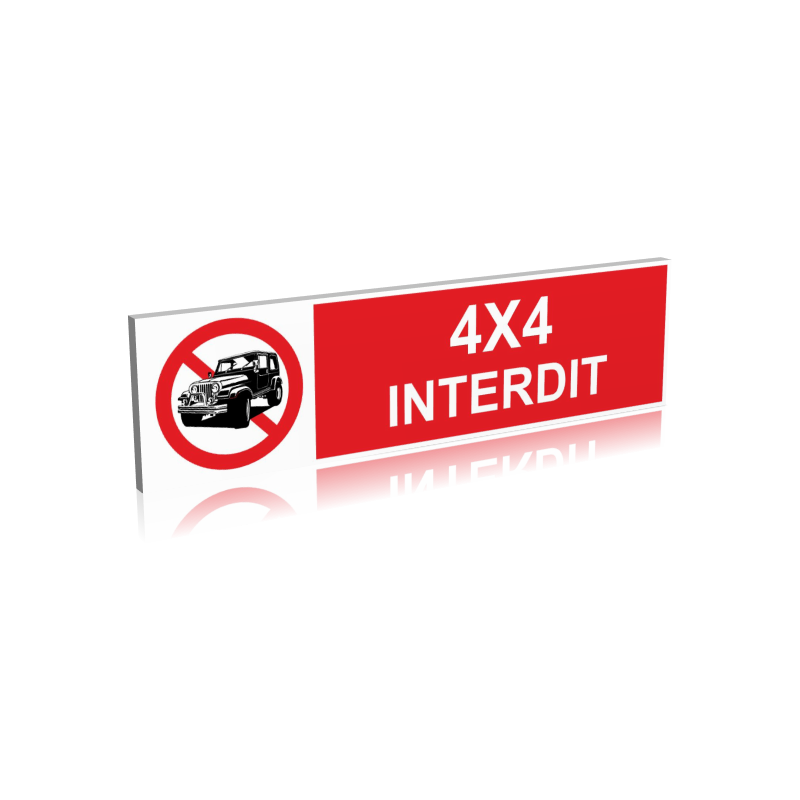 4x4 interdits