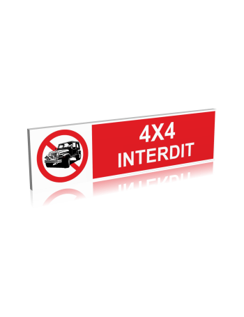 4x4 interdits