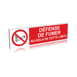 Défense de fumer - Au-delà de cette limite