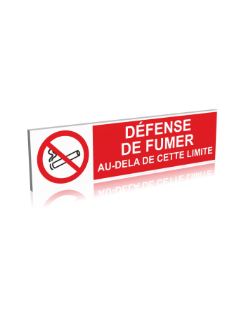 Défense de fumer - Au-delà de cette limite