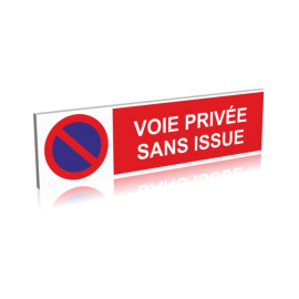 Voie privée - sans issue