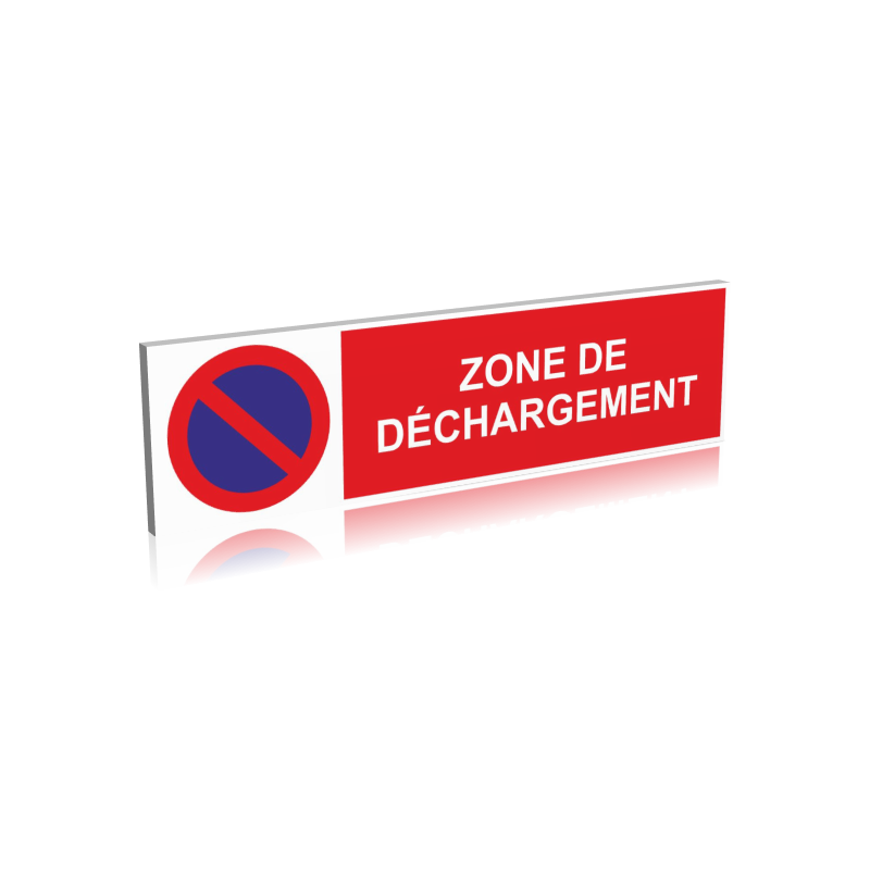 Zone de déchargement