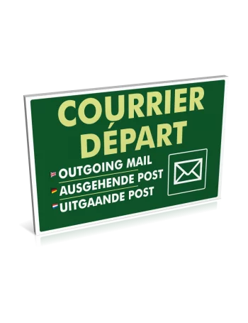 Entrée  Courrier départ classique