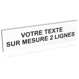 Panneau texte sur mesure