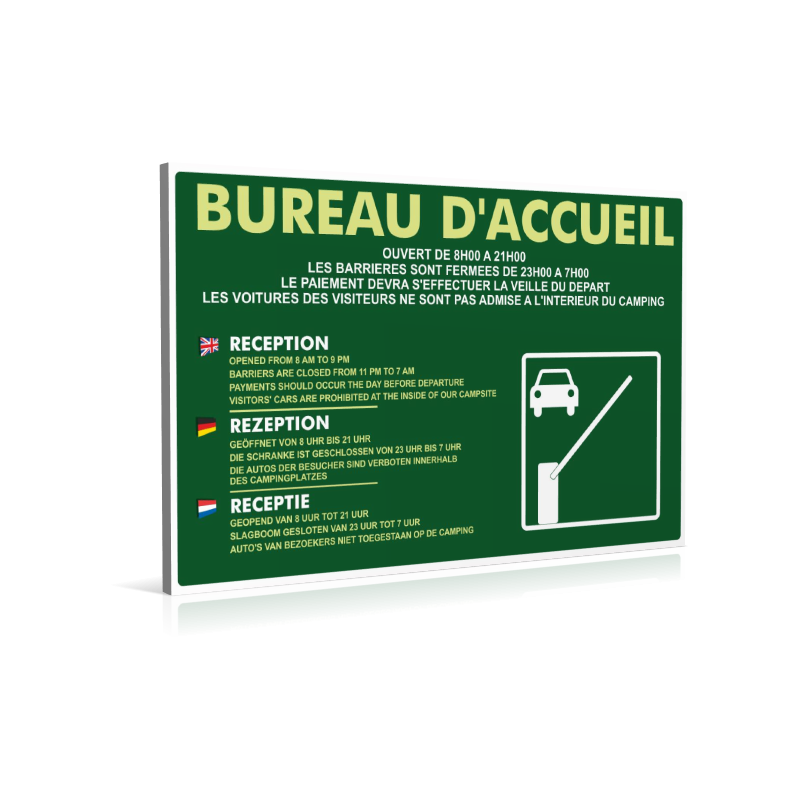 Bureau d'accueil Bureau d'accueil