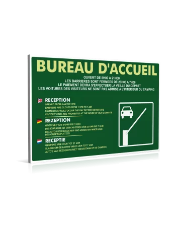 Bureau d'accueil