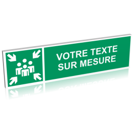 Aire de rassemblement - Texte sur mesure