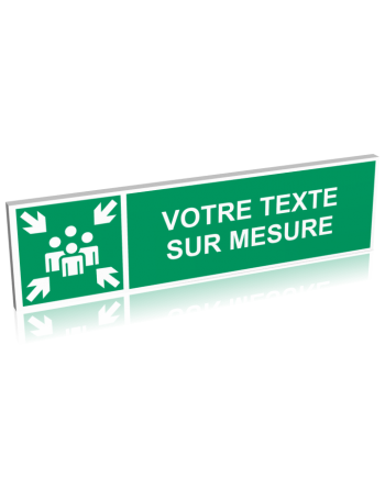 Aire de rassemblement - Texte sur mesure