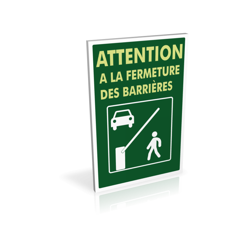 Attention à la fermeture des barrières