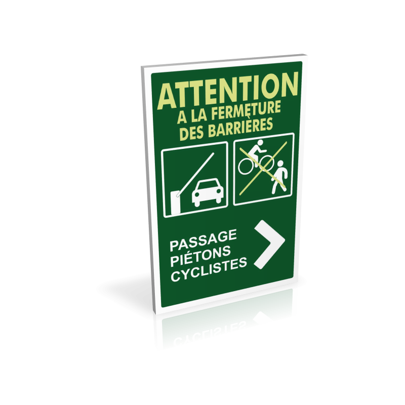 Attention à la fermeture des barrières Attention à la fermeture des barrières