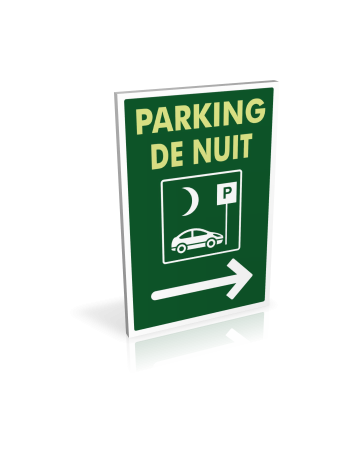 Parking de nuit droite