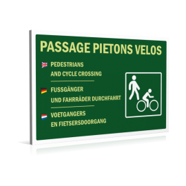 Entrée  Passage piétons - vélos