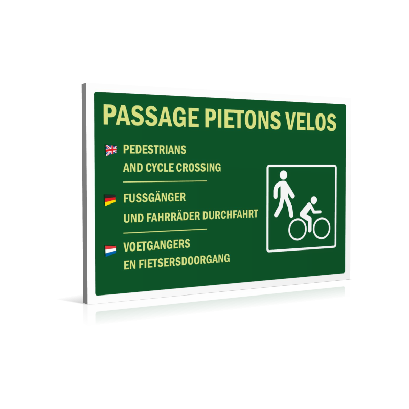 Entrée  Passage piétons - vélos