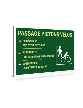 Entrée  Passage piétons - vélos