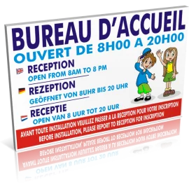 Entrée  Bureau d'accueil