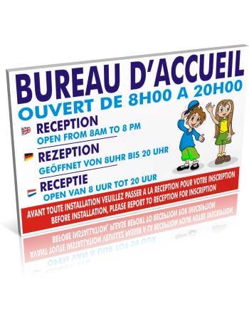 Entrée  Bureau d'accueil