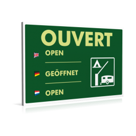 Entrée  Camping Ouvert