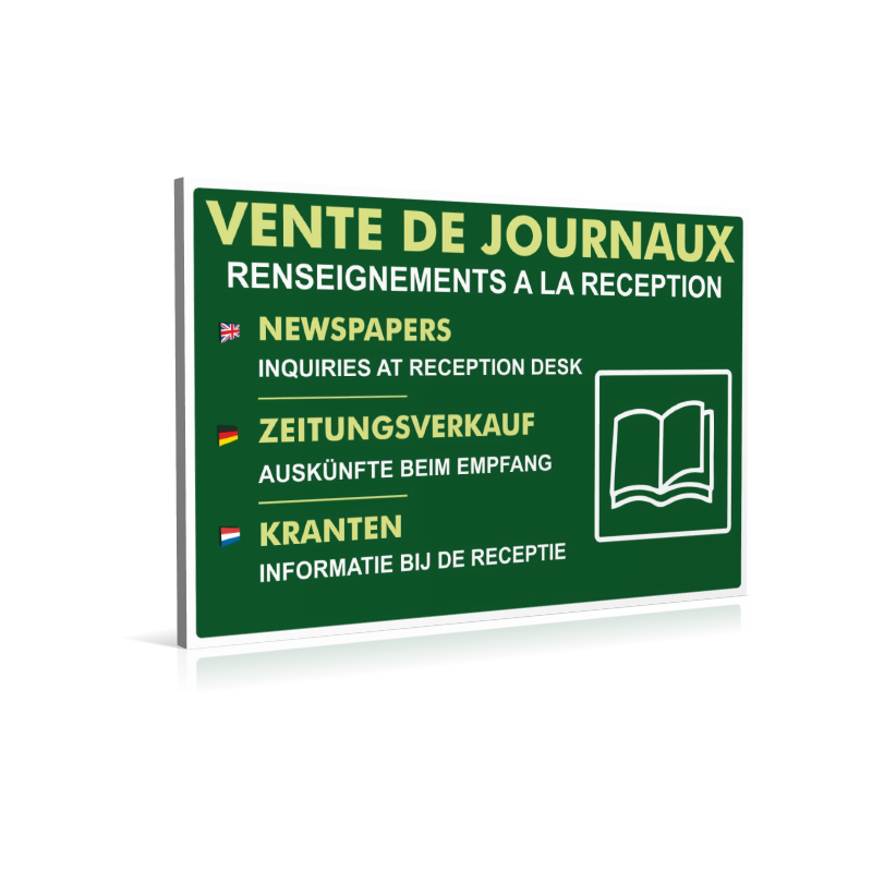 Entrée  Vente de journaux