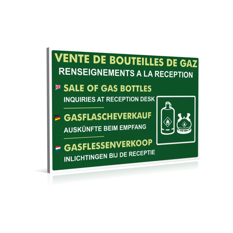 Entrée  Vente de bouteilles de gaz