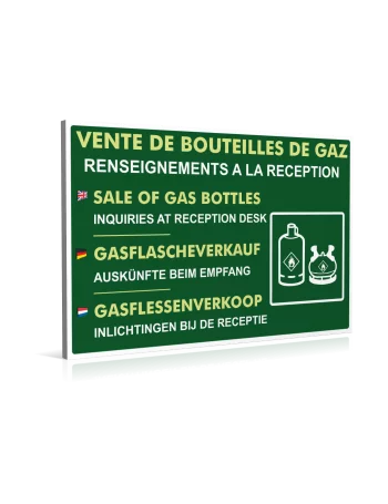 Entrée  Vente de bouteilles de gaz