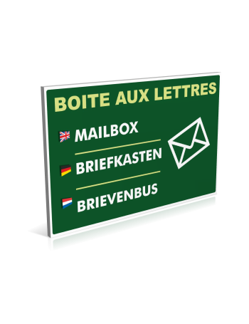 Entrée  Boite aux lettres