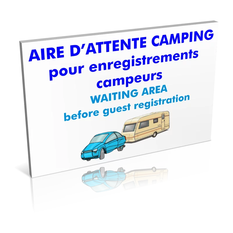 Entrée  Aire d'attente camping