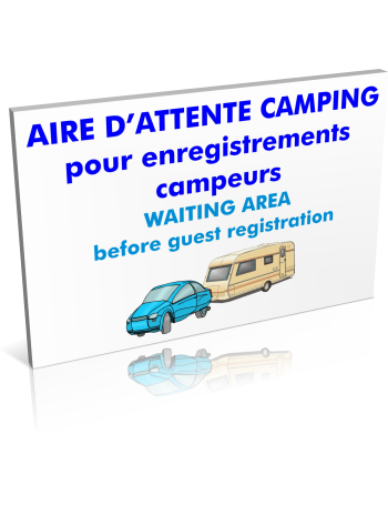 Entrée  Aire d'attente camping