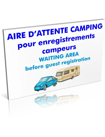 Entrée  Aire d'attente camping