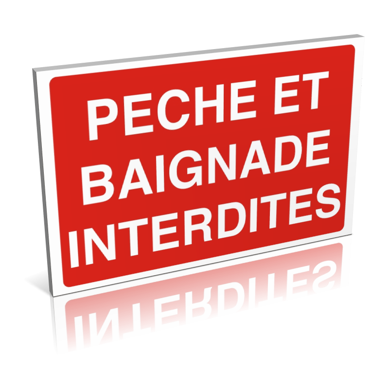 Pêche et baignade interdite