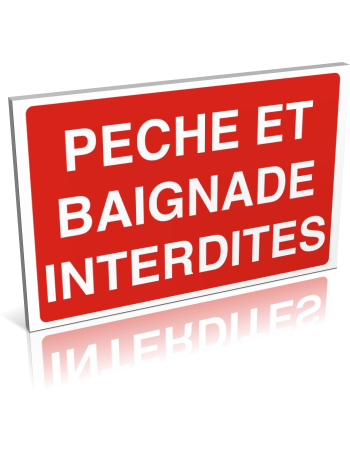 Pêche et baignade interdite