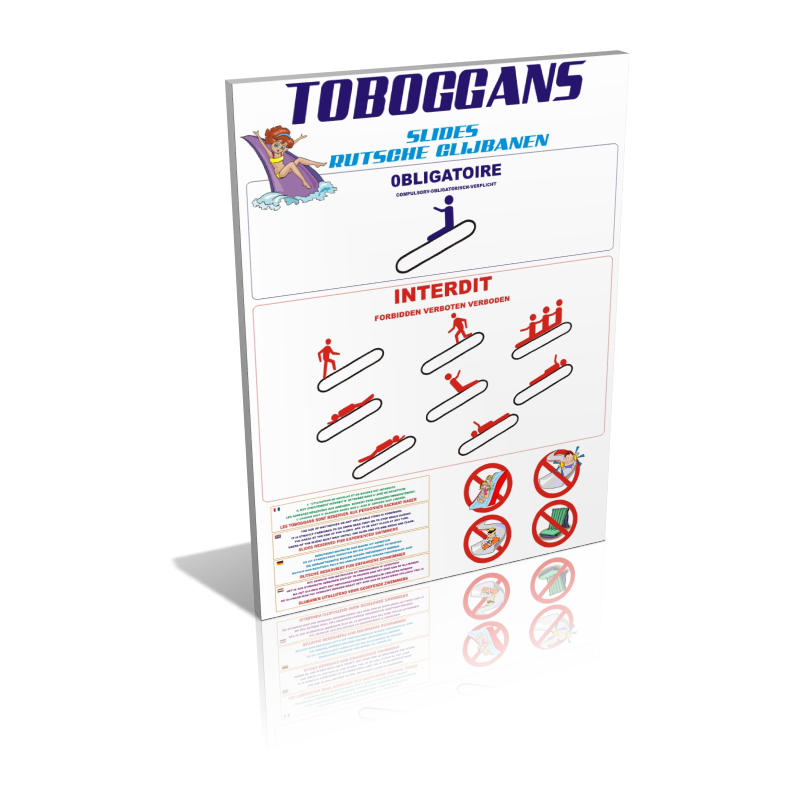 Règlement toboggans Règlement toboggans