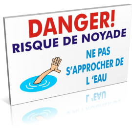 Danger risque de noyade