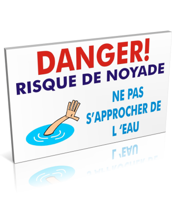 Danger risque de noyade