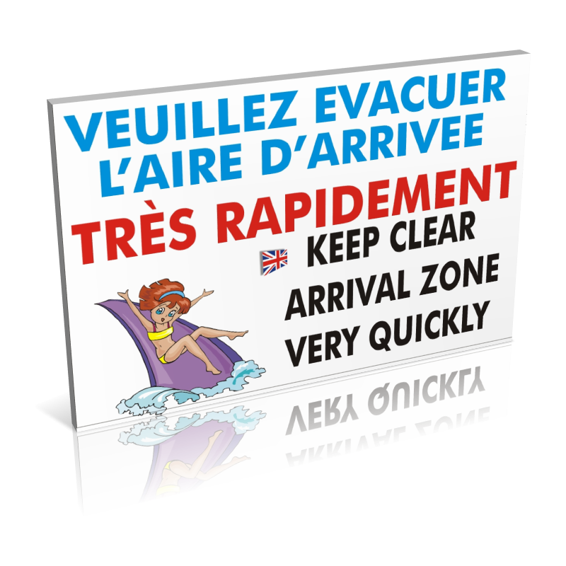 Veuillez évacuer l'aire d'arrivée