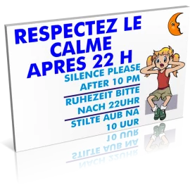 Entrée  Respectez le calme après 22h