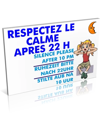 Entrée  Respectez le calme après 22h