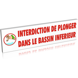 Interdiction de plonger